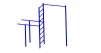 Спортивний комплекс для вулиці турнік|бруси|сходи - 2