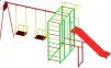 Спортивно-ігровий комплекс з гіркою і гойдалками для всієї родини - 2