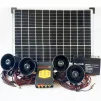 Звуковий відлякувач птахів КОРШУН 16 SOLAR оснащений сонячною панеллю на 50 Вт та акумулятором - 1