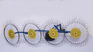 "Сіноворушилка" Граблі Сонечко до мотоблока — вушко для згрібання трави на 4 колеса