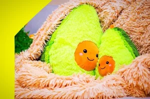 М'яка іграшка, авокадо, приємна на дотик, якісна, можна використовувати як подушку, стильна, модна40см