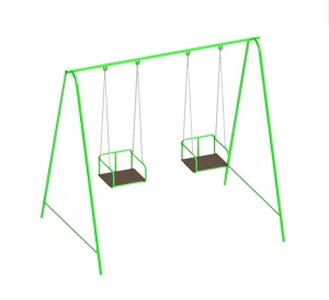 Двомісні гойдалки на ланцюгах для всієї сім'ї.