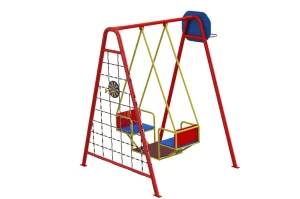 Дитячі гойдалки "човник" на жорсткій підвісці.