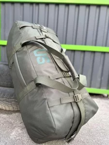 Сумка US на 130 літрів з ременем на плече, баул для передислокації та транспортування, великий рюкзак Олива