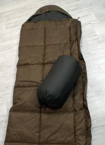 Зимовий метровий спальний мішок Ботал. Дуже широкий спальний 100см ширина, ковдра до -40, стьоганий