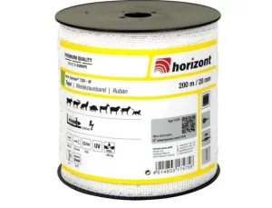 Стрічка для електропастуха 20 мм, 200 м