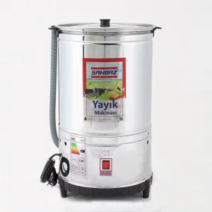 Маслоробка для вершкового масла з нержавійки Sahbaz 35л, Туреччина