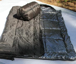 Спальник зимовий Термо до -40 метровий Зимовий спальник для суворої зими з капюшоном Ботал Олива, Хакі