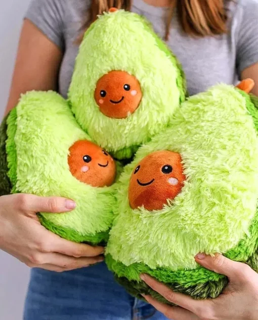 М'яка іграшка, авокадо, приємна на дотик, якісна, можна використовувати як подушку, стильна, модна40см
