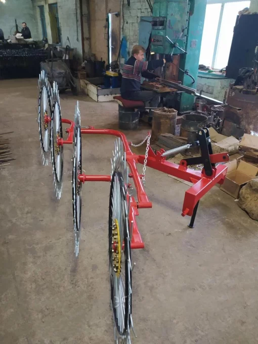 Граблі-ворушилки 4-колісні тракторні