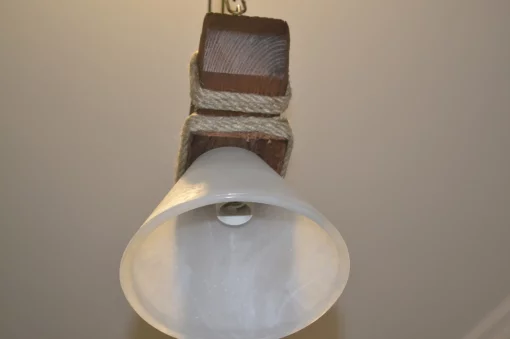 Дерев'яна люстра в альтанку Конус 1