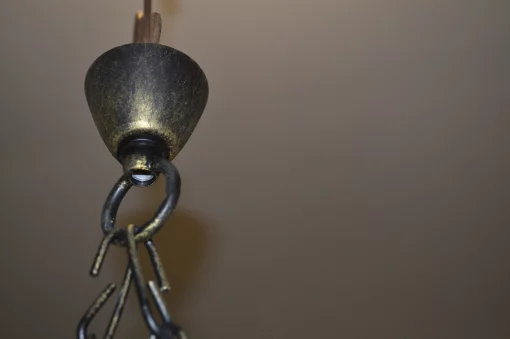 Дерев'яна люстра в альтанку Конус 1