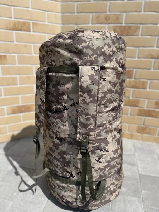 Сумка рюкзак. Баул 120 л для  пересування Піксель