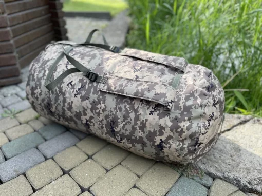 Сумка рюкзак. Баул 120 л для  пересування Піксель