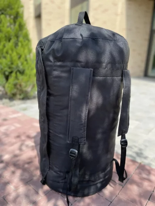 Сумка-Рюкзак Баул дорожній 120 л для пересування - не промокає, Чорний