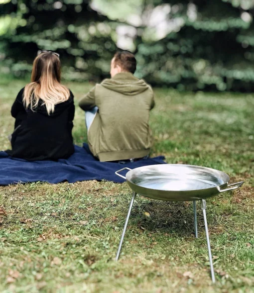 Сковорода (Дис) для пікніка з неіржавкої сталі (32 см)