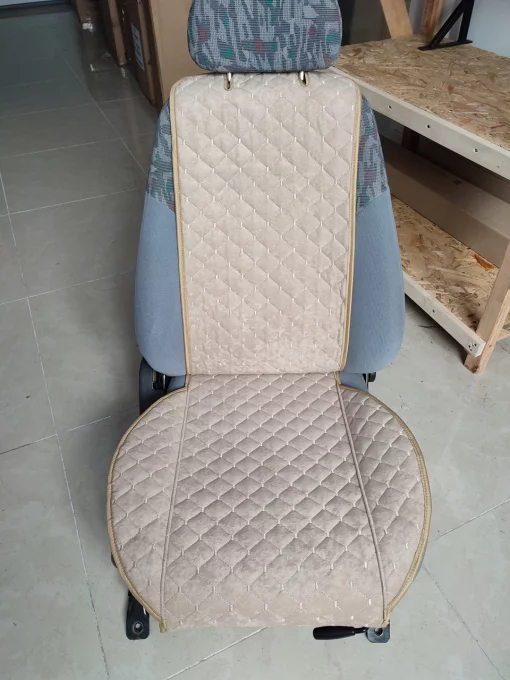 Накидки на сидіння передні комплект. Темний беж