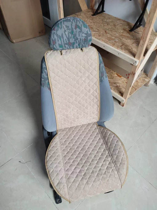 Накидки на сидіння передні комплект. Темний беж