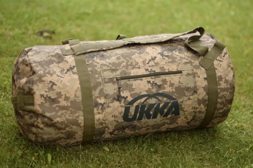 Сумка Баул водонепроникний 120л Баул-рюкзак UKKA Піксель