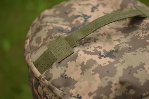 Сумка Баул водонепроникний 120л Баул-рюкзак UKKA Піксель