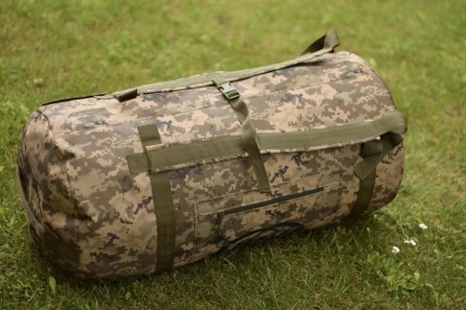 Сумка Баул водонепроникний 120л Баул-рюкзак UKKA Піксель