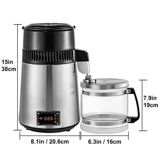 Дистилятор води Triniti SC-3 (4 літра, 750Вт) з нержавійки електричний (лабораторний, медичний)