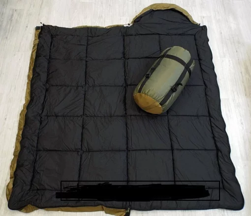 Спальний зимовий мішок до -40 ° Гігант, широкий 100см, Ботал. Мішок ковдру теплу, Койот