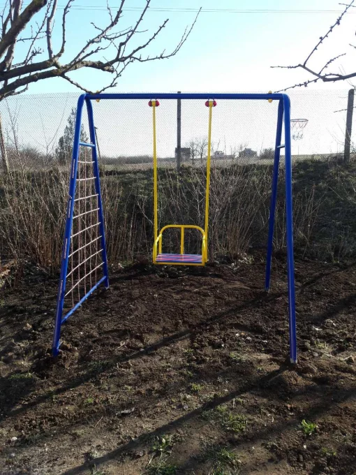 Дитячі гойдалки з гладіаторською сіткою