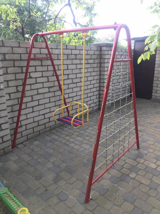 Дитячі гойдалки з гладіаторською сіткою