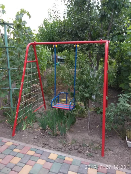 Дитячі гойдалки з гладіаторською сіткою