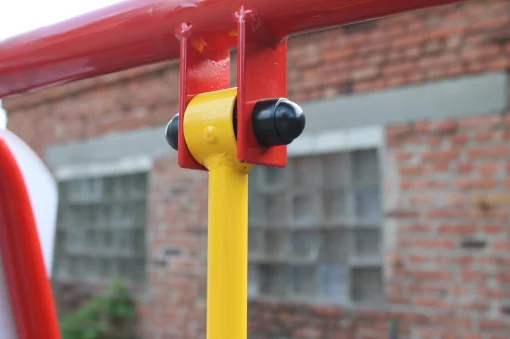 Дитячі вуличні гойдалки (4 в 1: гойдалки, гладіаторська сітка, баскетбольне кільце, дартс)