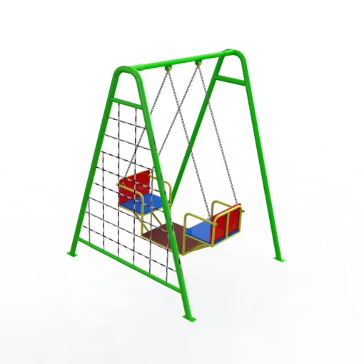 Дитячі гойдалки, човник на ланцюгах