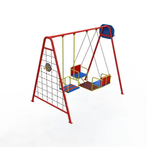 Дитячі тримісні гойдалки.