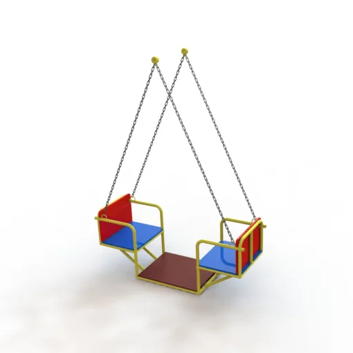 Дитячі тримісні гойдалки.