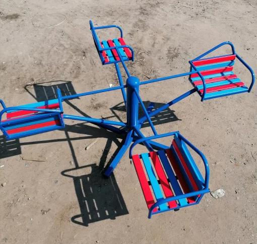 Дитяча Карусель з парасолькою 4-місцева