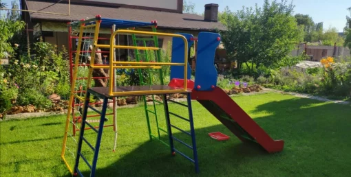 Дитячий ігровий комплекс для вулиці Веселка-М для малюків