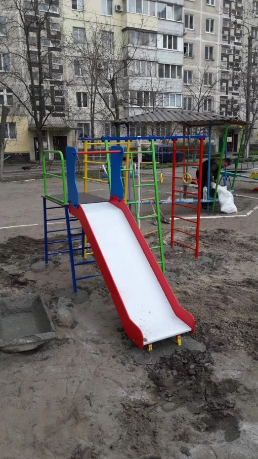 Дитячий ігровий комплекс для вулиці Веселка-М для малюків