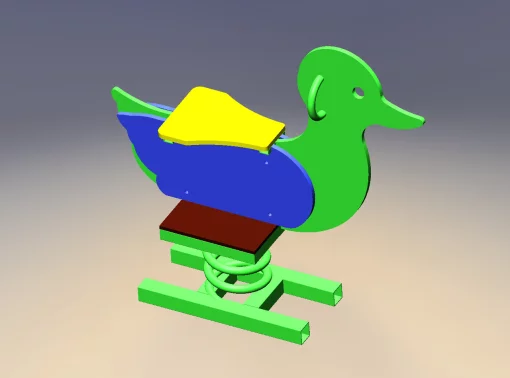 Гойдалка на пружині Качечка