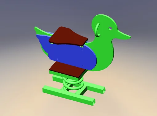 Гойдалка на пружині Качечка