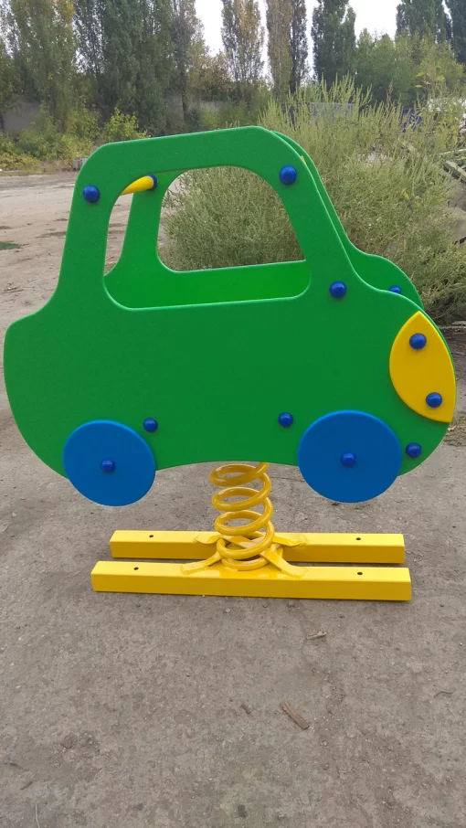 Пружинна гойдалка Машинка