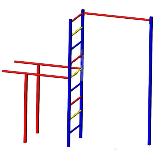 Спортивний комплекс для вулиці турнік|бруси|сходи