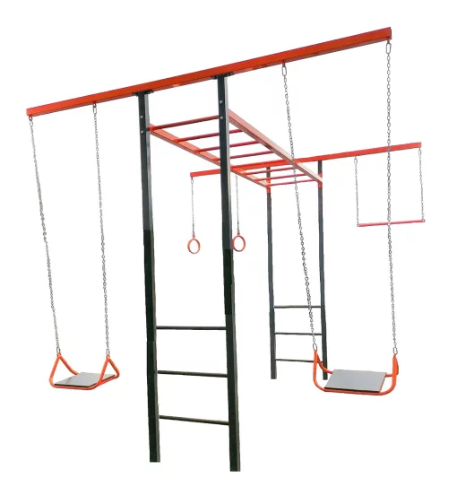 Вуличний дитячий спортивний комплекс з гойдалкою на ланцюгах &quot;Акробат&quot;
