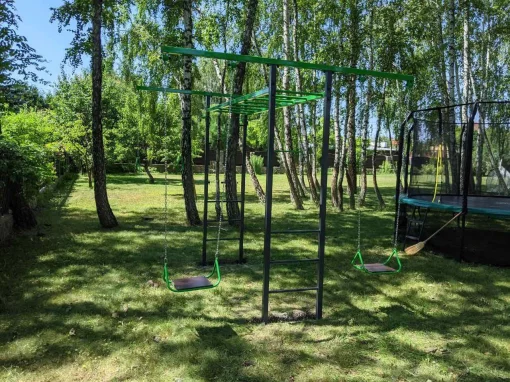 Вуличний дитячий спортивний комплекс з гойдалкою на ланцюгах &quot;Акробат&quot;