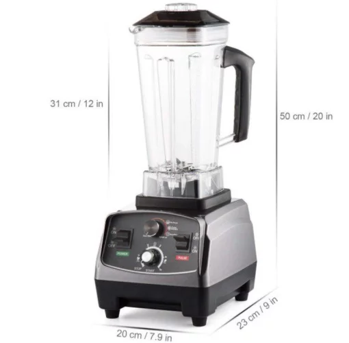 Блендер із чашею для смузі, фрешів, коктейлів Biolomix Triniti T5200 (2 Літра, 2.2 кВт) Блендер стаціонарний