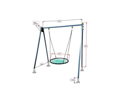 Гойдалки вуличні дитячі Гніздо