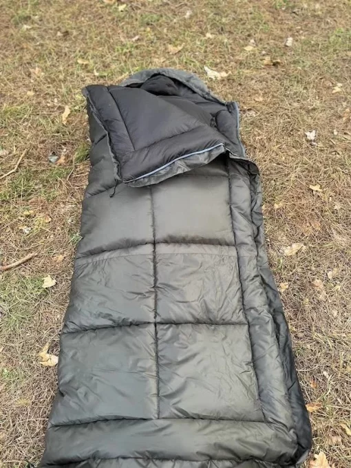 Спальний зимовий мішок до -20 ° Спальник зимовий широкий (85 * 205) з капюшоном, спальний мішок ковдра