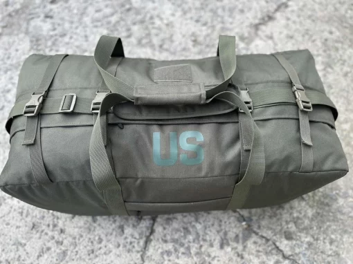 Сумка US на 130 літрів з ременем на плече, баул для передислокації та транспортування, великий рюкзак Олива