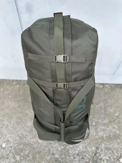 Сумка US на 130 літрів з ременем на плече, баул для передислокації та транспортування, великий рюкзак Олива