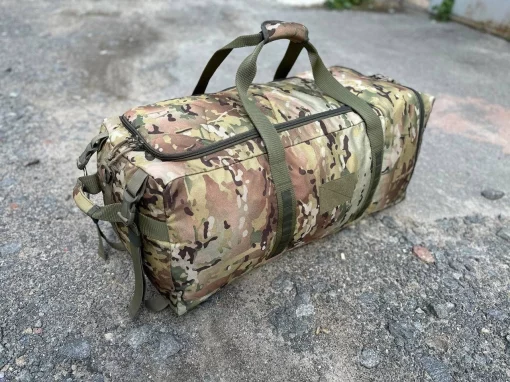 Транспортна Сумка на 150 літрів із системою моллі у кольорі Мультикам, сумка баул