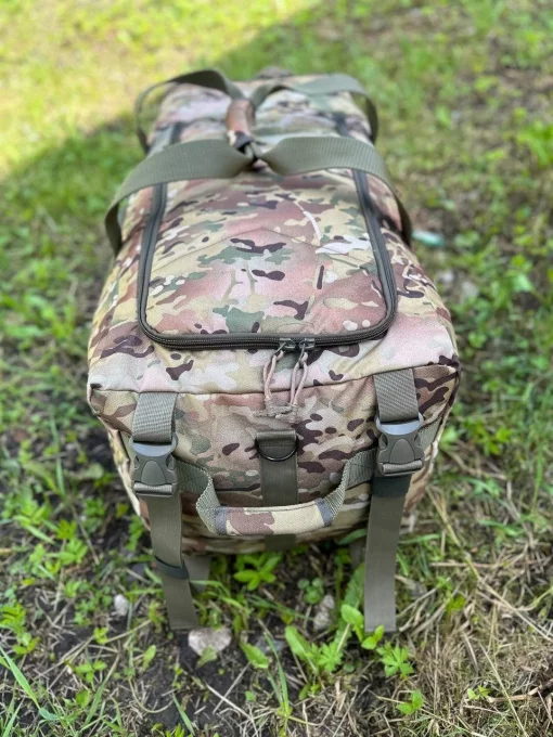 Транспортна Сумка на 150 літрів із системою моллі у кольорі Мультикам, сумка баул